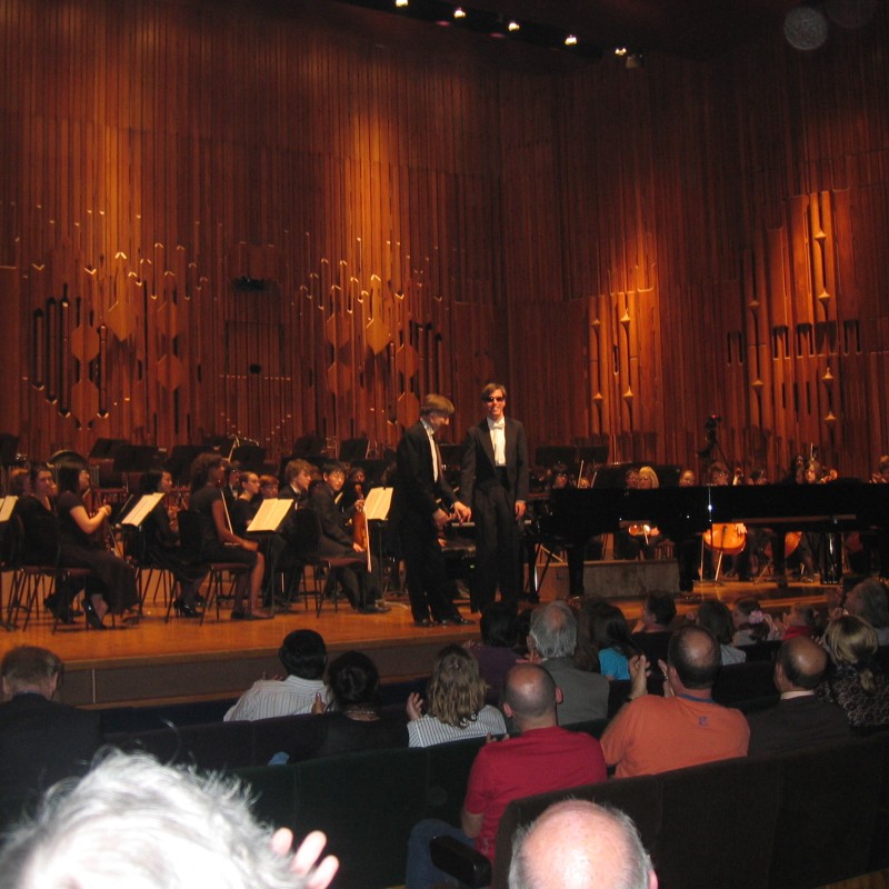 London, 2007, Barbican Center, with Tamás Vásáry
